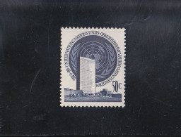SIèGE DE NEW YORK 50C BLEU NOIR NEUF ** N° 10  X 3 EXEMPLAIRES /YVERT ET TELLIER 1951 - Unused Stamps
