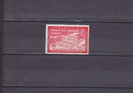 OFFICE EUROPéEN DES NATIONS UNIES à GENèVE/ 8C ROUGE CARMINé/NEUF **/N° 26 /YVERT ET TELLIER 1954 - Unused Stamps