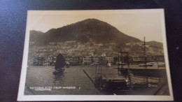 CARTE PHOTO Chine Hong Kong Harbour & Victoria City FROM HARBOUR - Chine (Hong Kong)