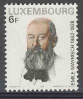 Luxemburg Luxembourg 1978 Mi 971 YT 919 SG 1008 ** Emile Mayrisch (1862-1928) Iron And Steel Magnate / Großindustrieller - Usines & Industries