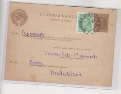 RUSSIA, Nice Postal Stationery To Germany - Brieven En Documenten