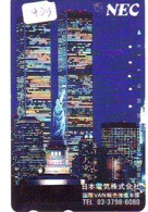 Telecarte Japon (933) Statue De La Liberte * New York USA * PHONECARD * STATUE OF LIBERTY * - Landschaften