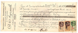Fiscaux Sur Document--1930--Lettre Change--PARIS-D.Ayrault--Henry---Gautier - Covers & Documents