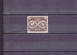LE MONDE UNI/20 C SéPIA/ NEUF**: N° 8 YVERT ET TELLIER 1951 - Unused Stamps
