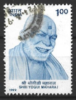 India 1992. Scott #1425 (U) Shri Yogiji Maharaj, Religious Leader, Birth Cent.  *Complete Issue* - Gebruikt