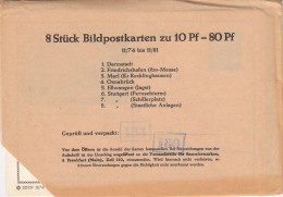 Bund 8 Bildpostkarten 11/74 Bis 11/81 Im Ungeöffneten Umschlag - Postkarten - Ungebraucht