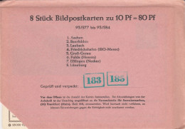 Bund 8 Bildpostkarten 93/577 Bis 93/584 Im Ungeöffneten Umschlag - Postkarten - Ungebraucht