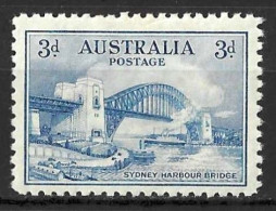 AUSTRALIA...KING GEORGE V....(1910-36..)..."1932.."...SYDNEY HABOUR BRIDGE...3d.....SG142.......MH.. - Ongebruikt