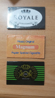 03 CAHIERS PAPIERS A CIGARETTES  ALGERIE-ROYALE-MAGNUM-MASSA TOP - Altri & Non Classificati