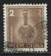 India 1967. Scott #405 (U) Vase (bidri Ware) - Gebraucht