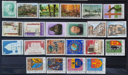 Luxembourg 1982 N°996/1017  **TB Cote 22€60 - Ganze Jahrgänge