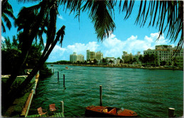 Florida Miami Beach Hotel Row And Indian River 1971 - Miami Beach