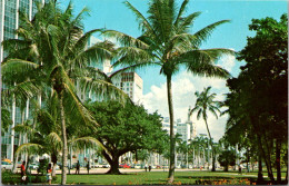 Florida Miami Looking From Bayfront Park At Biscayne Boulevard - Miami