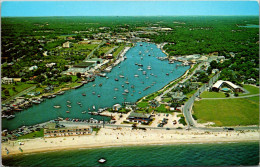 Massachusetts Cape Cod Aerial View Of Falmouth Harbor 1973 - Cape Cod