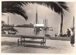 M.S. OCEANIA (Lloyd Triestino) Italy Passanger Ship In Split Port In Croatia * Cruiser Trieste Italia Nave Da Crociera - Autres & Non Classés