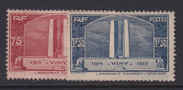 France, Scott 311-312 (Yvert 316-317), MHR - Unused Stamps