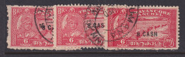 Travancore (India States), Scott 47, 47a, 47d (SG 75, 75a, 75c), Used - Travancore