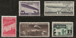 Russie 1931 N° Y&T : PA. 22 à 26 * - Unused Stamps