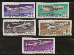 Russie 1965 N° Y&T : PA. 118 à 122 ** - Nuevos