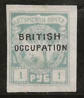 Russie 1919 N° Y&T : Batoum 10 * - 1919-20 Occupation Britannique