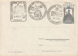 A 495) Polen 1965 GS Mi# U 42 I, C 38: WSt Kazimierz W., 3 SoSt Poznan 24.6.65 - Brieven En Documenten