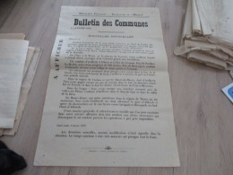 Guerre 14/18 Hérault .affiche 2 X A3 Environs Bulletins Des Communes Nouvelles Officielles 3 Et 4/01/1915 Trous Punaises - Documents