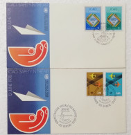 United Nations  FDC,1978 International Civil Aviation Organization Air Safety，2 Covers - FDC