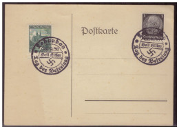 Sudetenland (005963) Postkarte Mit Befreiungsstempel Lobendau"Tag Der Befreiung, Heil Hitler 22.9.1938 - Région Des Sudètes