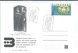 Slovakia Postcard Nitra 1993 - Cyril And Methodius - Covers & Documents