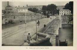 Valladolid Puente Mayor Tramway Carte Foto 1935 - Valladolid