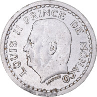 Monnaie, Monaco, Louis II, Franc, Undated (1943), Monnaie De Paris, TTB - 1922-1949 Louis II.