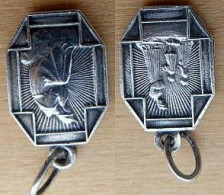 Rada-076 Médaille OctogonaleN.D. De Fourvières Possible En Ag De 20mm/13mm,poids=1,90g - - Arte Religiosa