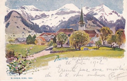 AESCHI                   LITHO      BOHMGARTENER ??       PRECURSEURB - Aeschi Bei Spiez