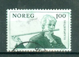 NORVEGE - N°739 Oblitéré. Instruments Folkloriques De Musique. - Used Stamps