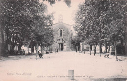 Le Pradet - Plage Paul Flameng Et L'Eglise  -  CPA °J - Le Pradet