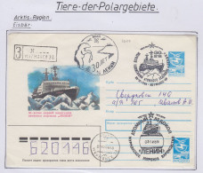 Russia Cover Ca Icebear / 30y  Atomic Icebreaker Lenin  Ca Murmansk 3.12.1989 (TI164) - Fauna Artica