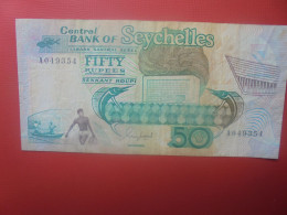 SEYCHELLES 50 Rupees 1989 Circuler (B.29) - Seychellen