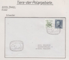 Sweden Cover Ca Icebear Ca Stockholm 24.9.1989 (TI165B) - Faune Arctique