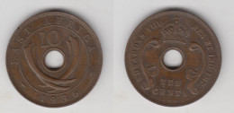 EAST AFRICA - 10 CENTS 1936 H - Colonie Britannique