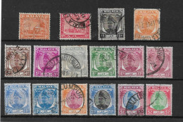 MALAYA - SELANGOR 1941 - 1953 FINE USED SELECTION Cat £10.50 - Selangor