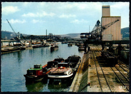 G3848 - TOP Stuttgart Neckarhafen Hafen Schlepper Schleppkahn Krahn - Konrad Wittwer - Sleepboten