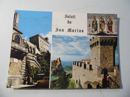 Cartolina Viaggiata "Saluti Da San Marino" Vedutine 1974 - San Marino