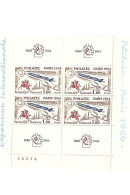 BLOC FEUILLET N° 6 - Philatec Paris 1964 -Bloc De 4 Timbres Neufs - Neufs