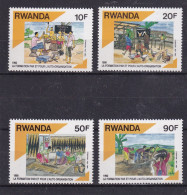 Rep Rwanda YT** 1384-1387 - Ongebruikt