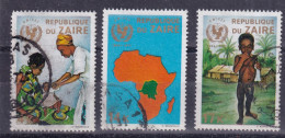 Rep Zaire YT° 800-802 - Used Stamps