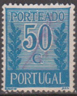 PORTUGAL (PORTEADO) - 1940.  Valor Ladeado De Ramos  50 C.  D. 14    (o)  MUNDIFIL  Nº 59 - Oblitérés