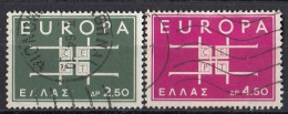 GREECE 821-822,used,falc Hinged - 1963