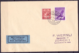 Liechtenstein 1935: Adler Aigle Eagle Zu Flug 9+106 Mi 126+143 Yv 117+PA9 Mit Stempel VADUZ 3.X.35 (Zu CHF 35.00) - Air Post