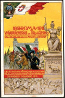 SHOOTING - ITALIA ROMA 1911 - VI GARA GENERALE TIRO A SEGNO - CARTOLINA POSTALE COMMEMORATIVA - M - Tiro (armi)