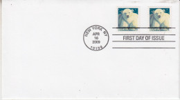 USA Polar Bear / Icebear FDC Ca New York APR 16 2009 (TI168) - Arctische Fauna